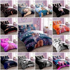 3D Singer Bedding Set Quilt